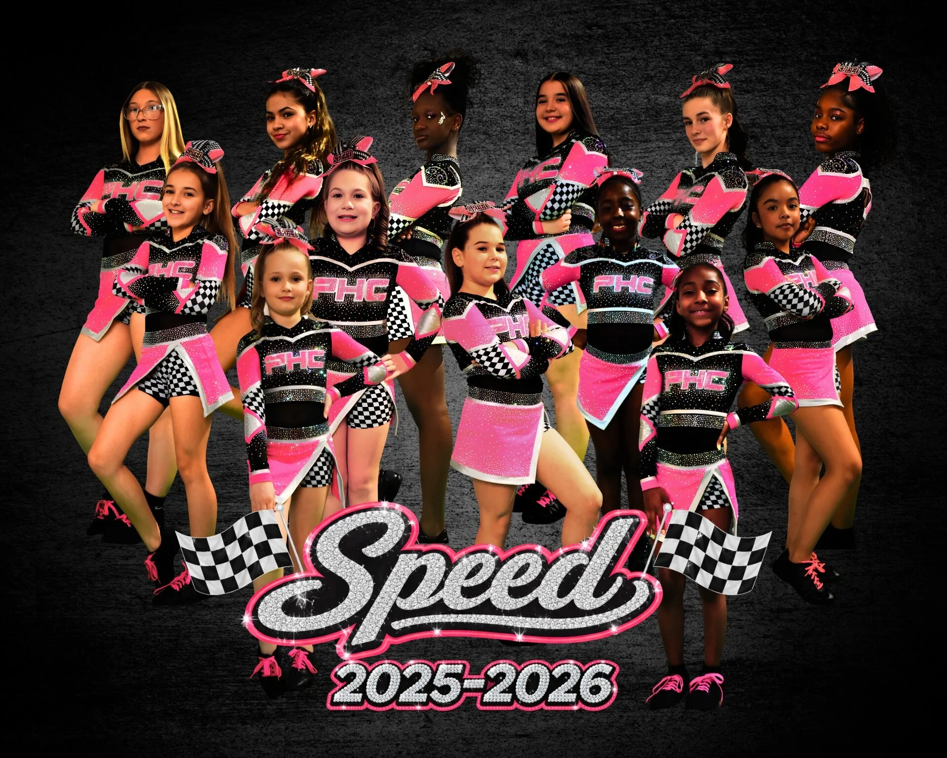 Powerhouse Cheer athletes in uniform